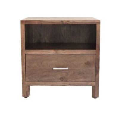 Wdn. Bedside with 1 Drawer