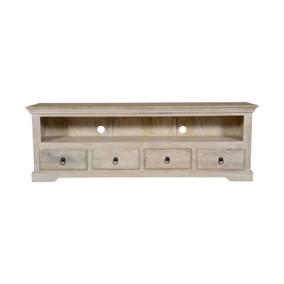 WDN. TV CABINET WITH 4 DRAWERS