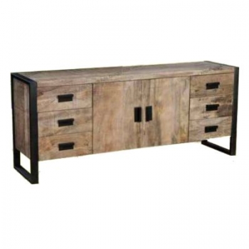 Wdn. Sideboard 2 door & 6 drawers