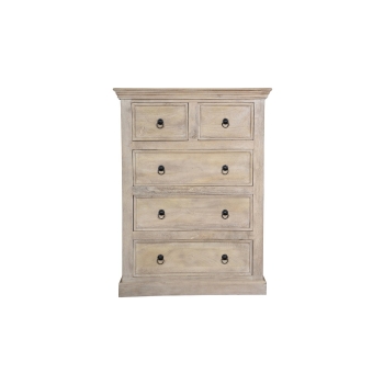 WDN. CHEST OF FIVE DRAWERS
